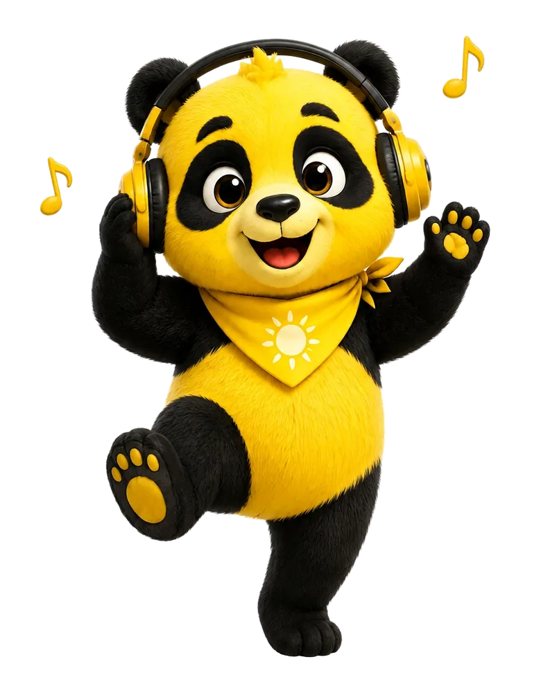 Sunny the Panda listening kindly